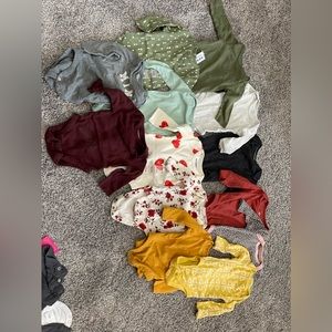 Lot of 0-3 month onesies
